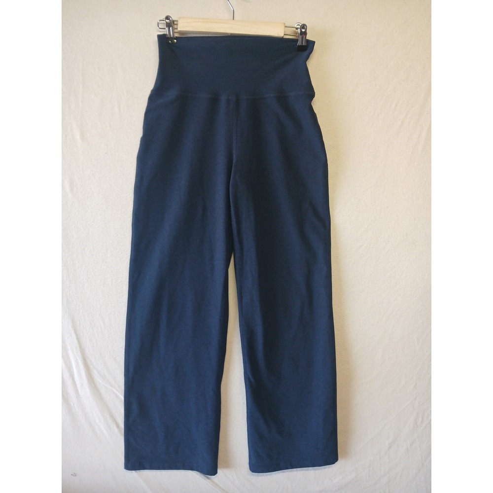 Beyond yoga spacedye high waisted laid back wide leg small navy pants  gym yoga - Picture 8 of 9